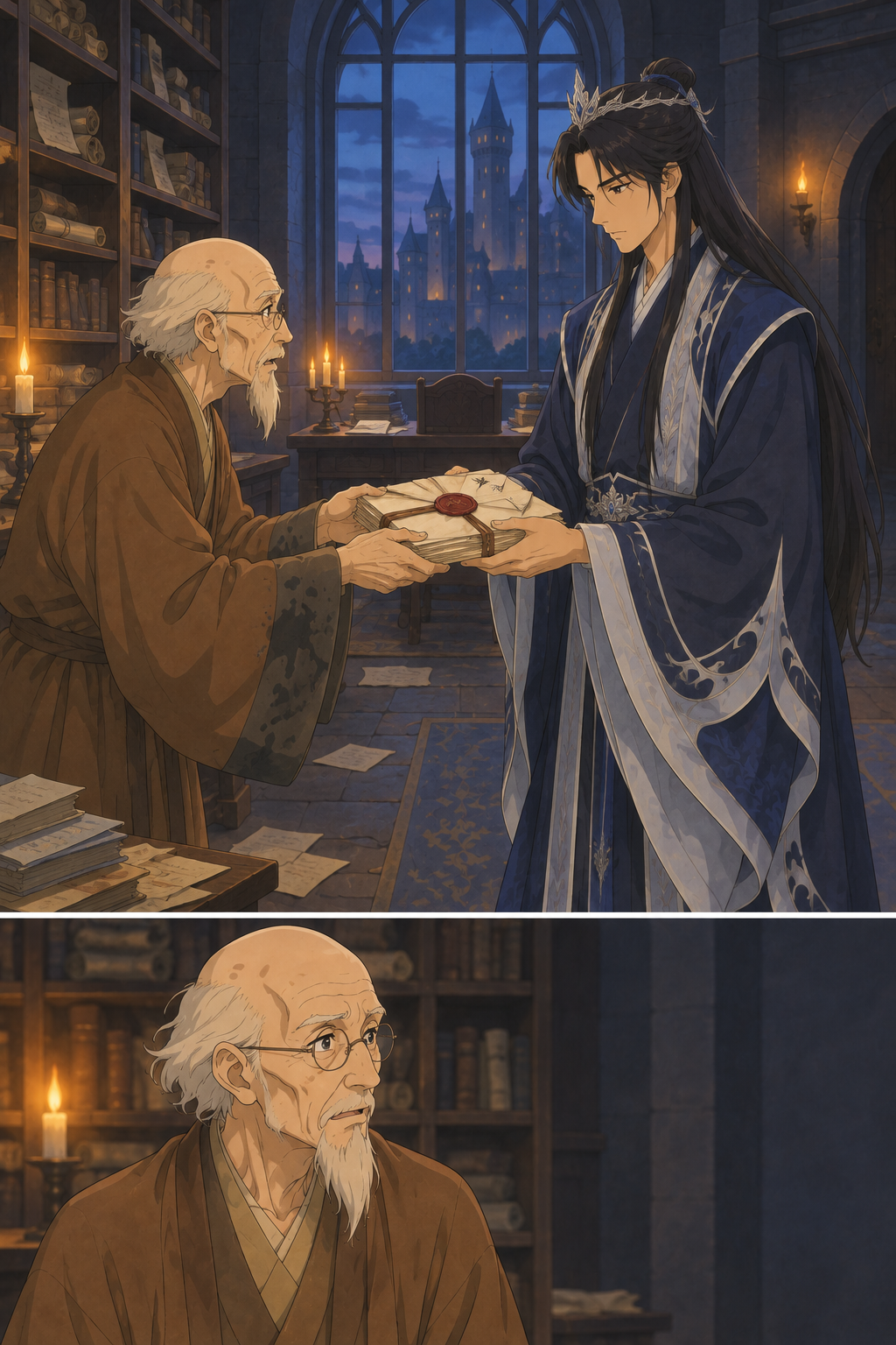 The clerk reveals orders under Kesh's seal.