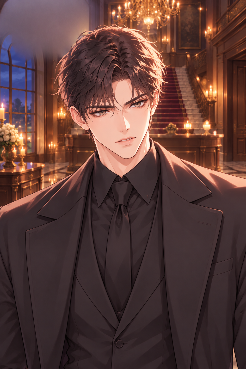 Lucas processes the weight of her attention. He sees past the beauty and the performance, recognizing the calculated danger beneath the seductive exterior.
