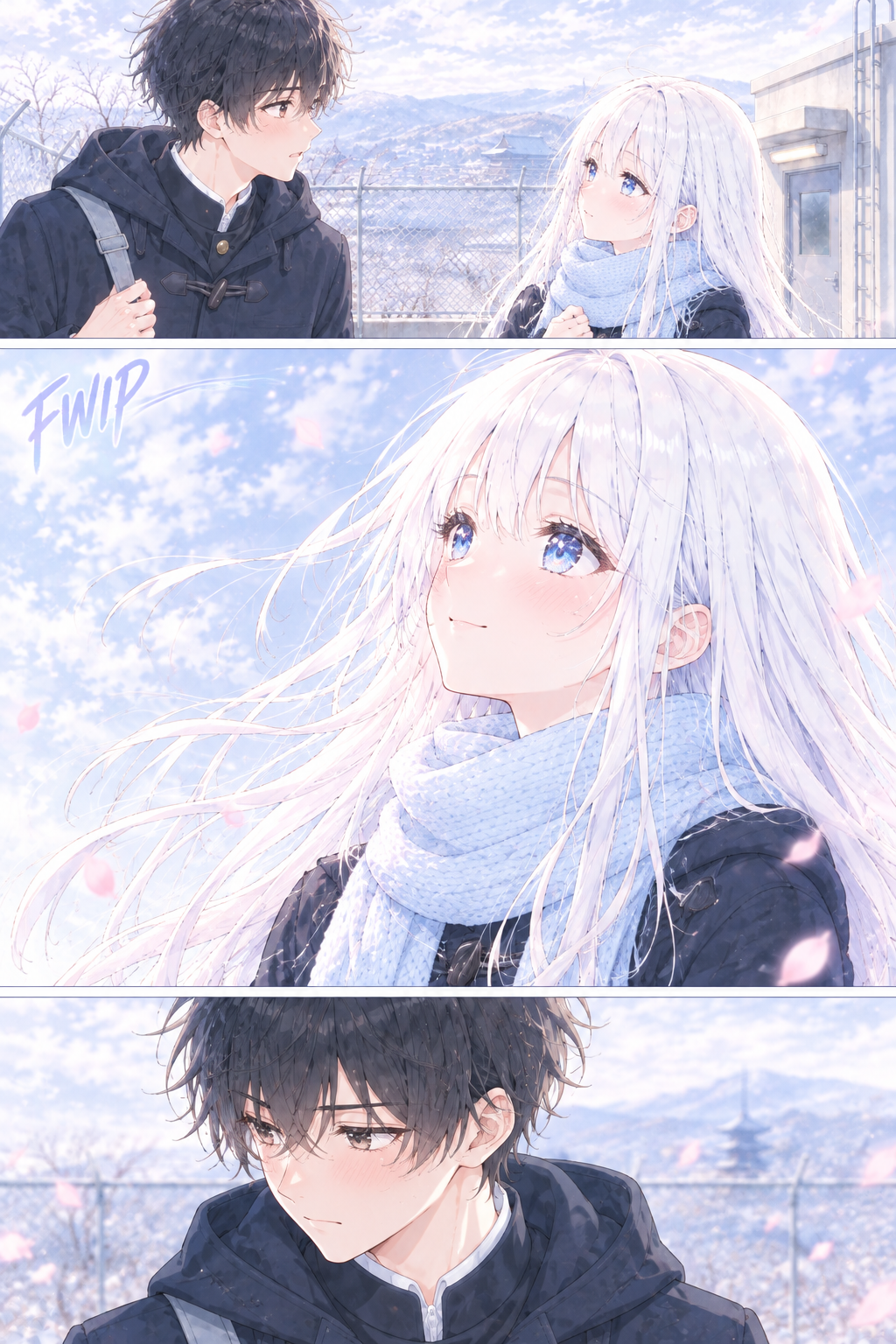 Aika pulls him from his thoughts; 'Liar'; a quiet moment.