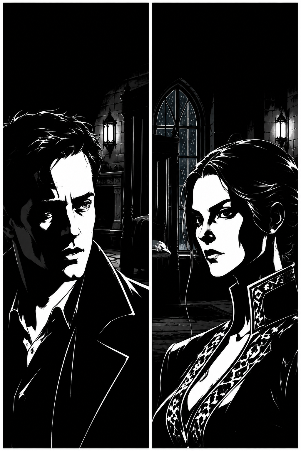 Face to face: Harrison names what she is doing; Miriel does not deny it.
